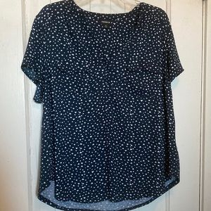 Torrid navy top